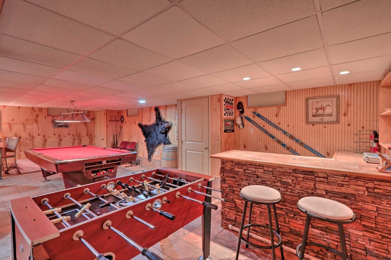 Poconos Home With Game Room Walk To Lake Harmony! Exterior foto