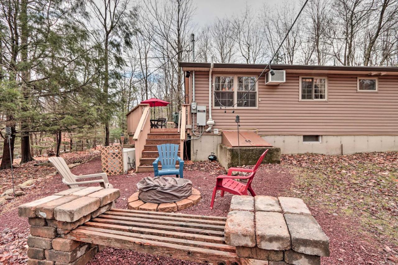 Poconos Home With Game Room Walk To Lake Harmony! Exterior foto